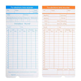 Employee Time Clock Cards- 100 Pcs. - Ciao Stilista #