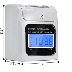 Keyed Automatic Employee Time Clock